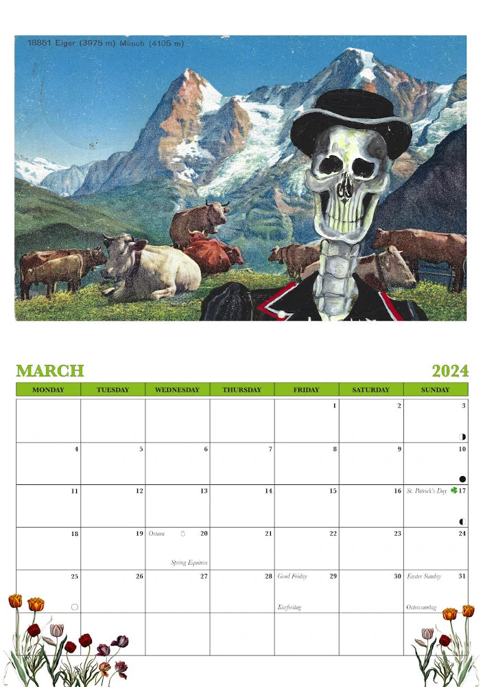 Swiss Skeli -Kalender 2024
